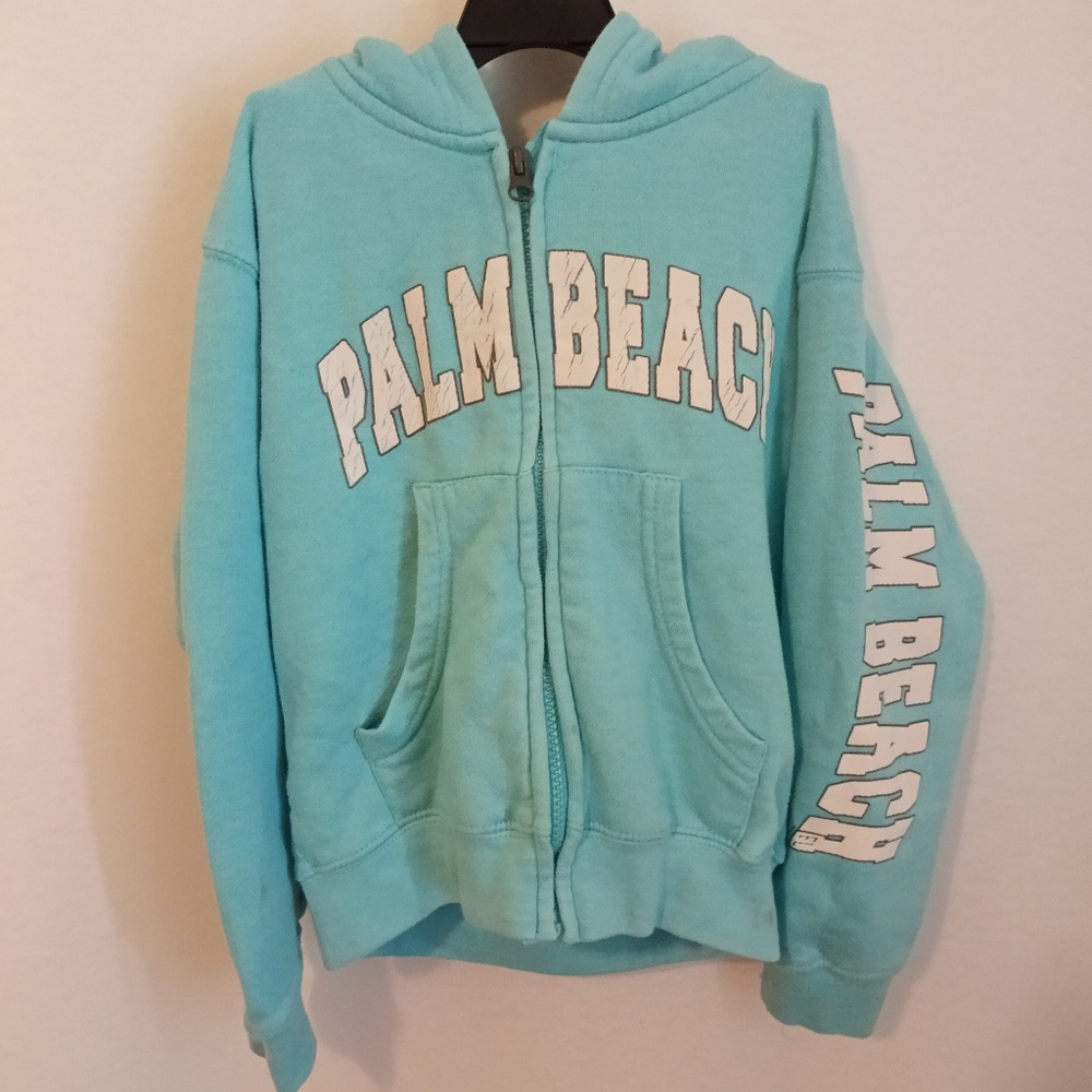 Girls zip hoodie size small